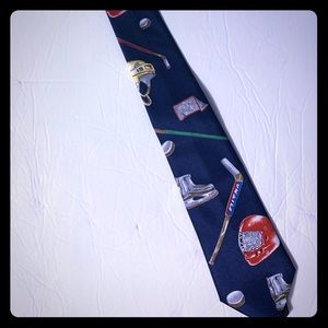 Vintage Suits Tie For Hockey Lovers Hockey Tie